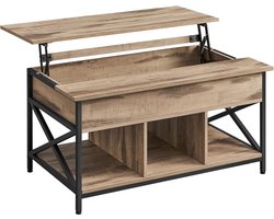 MIRA Home - Salontafel - Woonkamer - Tafel - Bijzettafel - Rechthoekig - 60x100x62