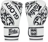 Fairtex (kick)bokshandschoenen Glory Limited Edition Wit 2.0 12oz