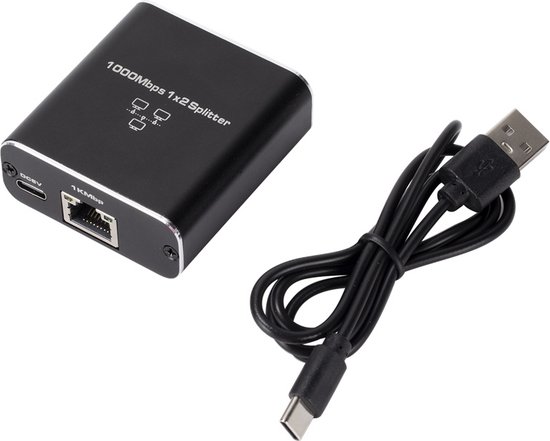 Adaptateur USB-C Vers Ethernet 100 Mbps – Compact, Plug & Play | Pour Télétravail, Ordinateur Portable, Pas De Pilote
