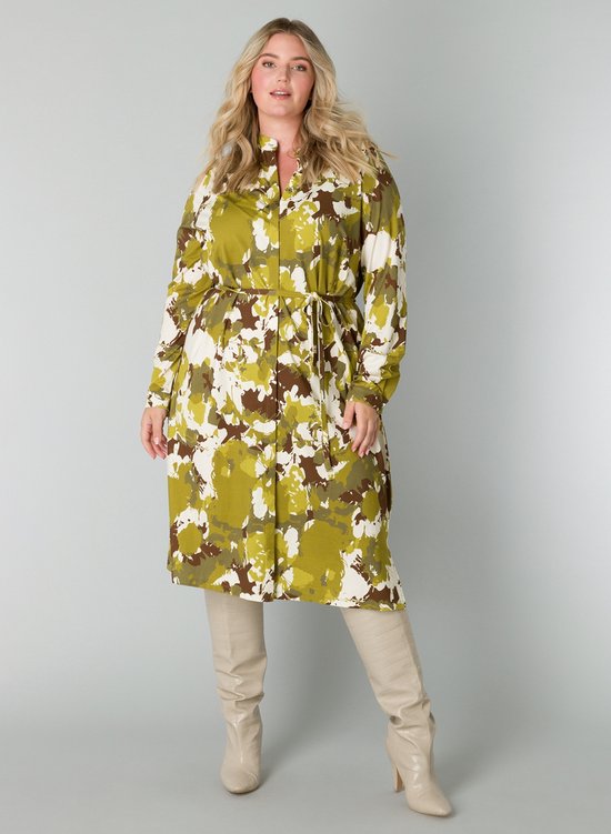 YESTA Róisín One pieces - Avocado Green/Multi - maat 0(46)