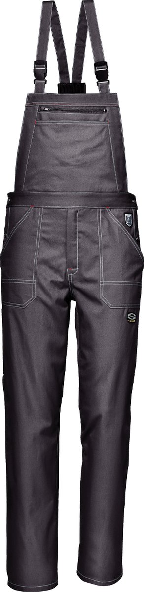 SIR SAFETY SYMBOL Amerikaanse Overall HEREN Overall Werkkleding Grijs - Drievoudig Gestikt - Met Duimstokzak