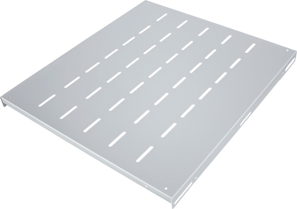 Intellinet 712248 - Rack Shelf - 19 inch - 1U - 525 mm Diepte - Max. 50 kg - Grijs