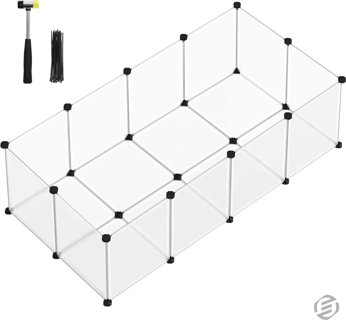 Equivera Konijnenren – Konijnenren voor Buiten – Konijnenhok – Konijnen Ren – Konijnenrennen – Konijnenren Binnen – Konijnenren Buiten – Knaagdieren Ren – Konijnen Renkooi