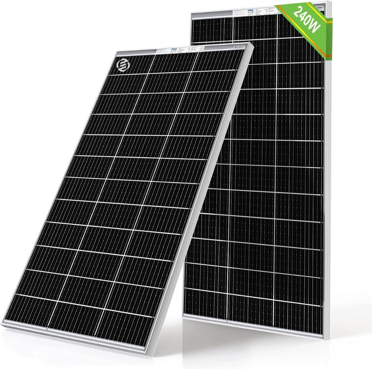 Equivera Zonnepanelen met Stekker - Zonnepanelen Compleet Pakket - Plug & Play - Doe het Zelf Zonnepanelen - voor Thuis, Camper, Camping
