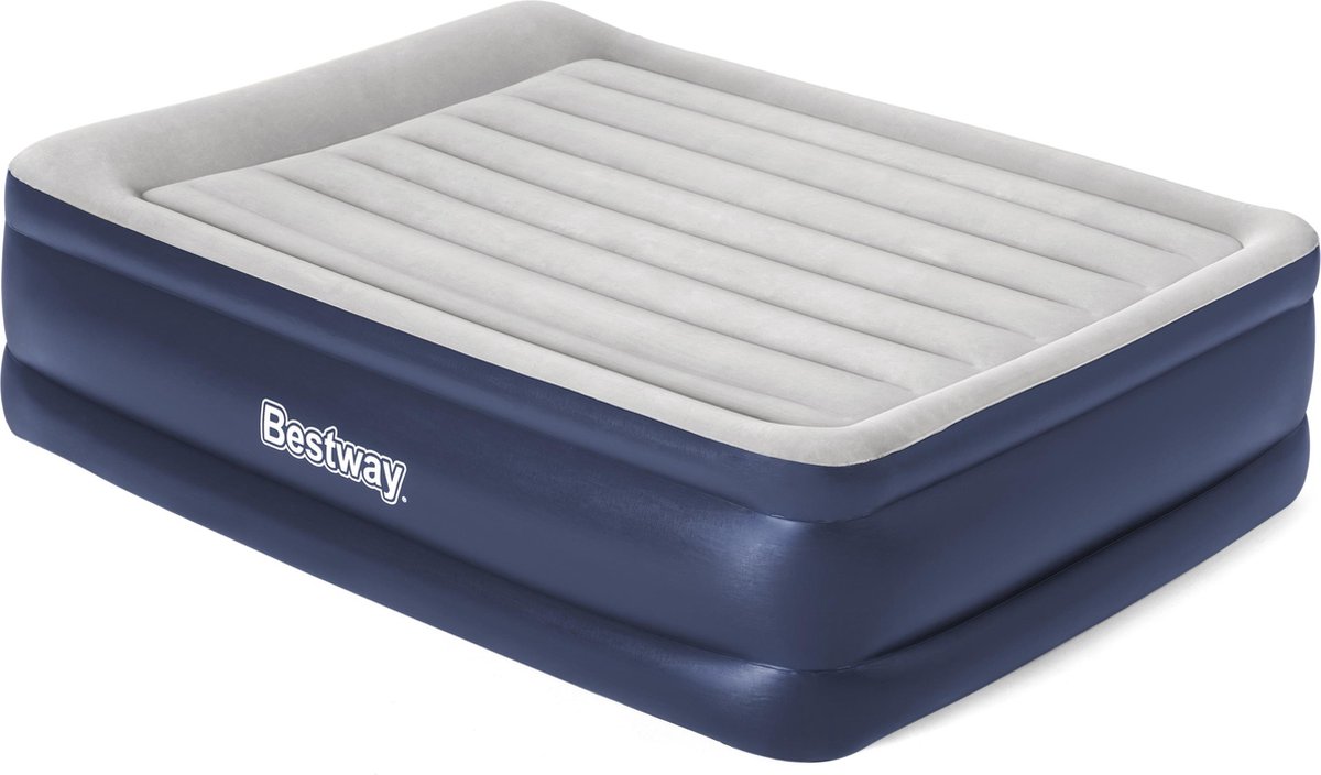 Bestway Tritech luchtbed 56cm queen - luchtbedden - blauw