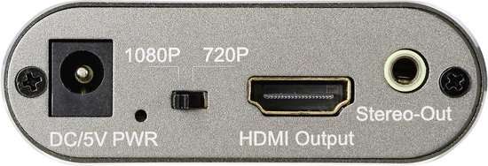 SpeaKa Professional TV, monitor Converter SP-SHC-200 [SCART - HDMI] 1920 x 1080 Pixel van SpeaKa Professional — afbeelding 4