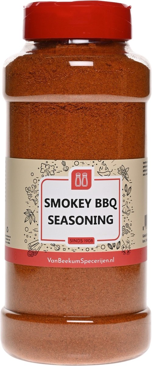 Goedkoopste Van Beekum Specerijen - Smokey BBQ Seasoning - Strooibus 500 gram