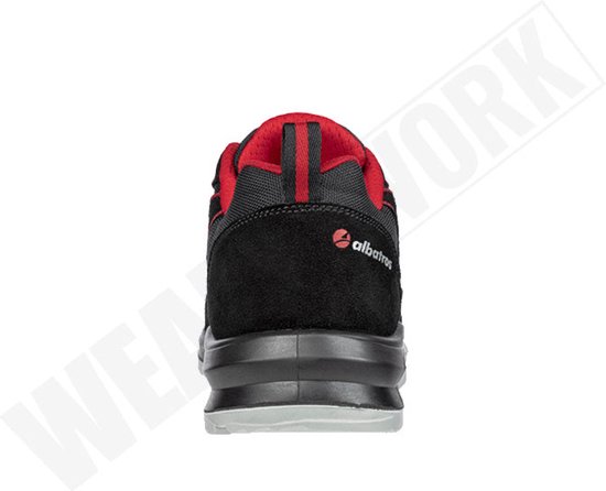 Albatros CLIFTON LOW SRC 648700210000042 Chaussures de sécurité S3 Pointure (EU): 42 noir, rouge 1 paire(s)