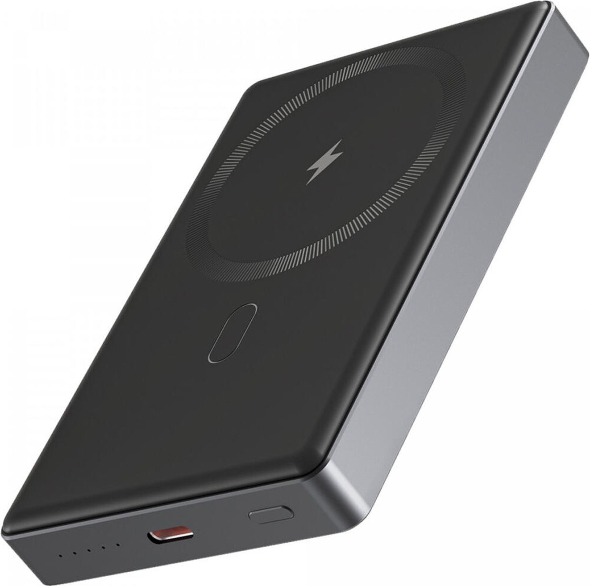 Afbeelding 3 van Buddi Connect - 10.000 mAh Magnetische Draadloze Powerbank - Compatibel met MagSafe - 20W USB-C Snelladen - Reisformaat - Ultra Dun - Compact - Externe Wireless Batterij - Geschikt voor iPhone - Zwart
