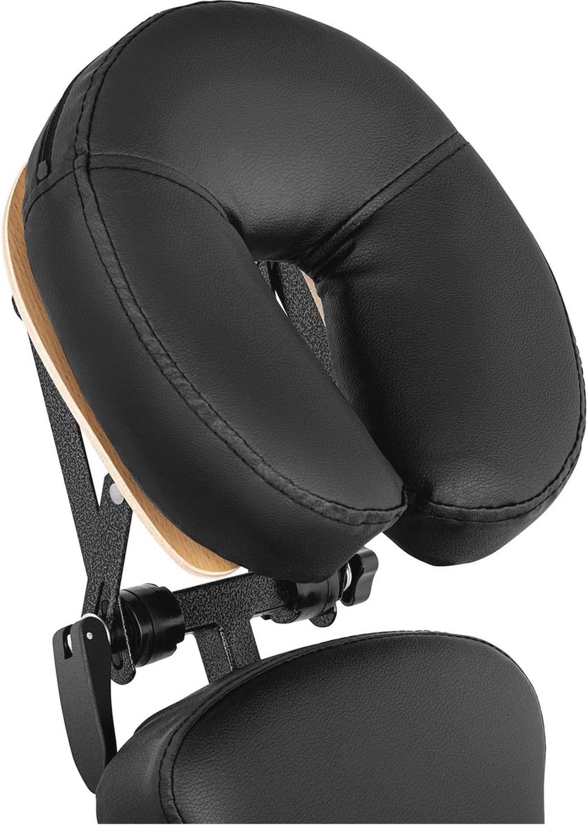 Massagestoel Staal Frame Massage Stoel Zwart met Zak - afbeelding 3