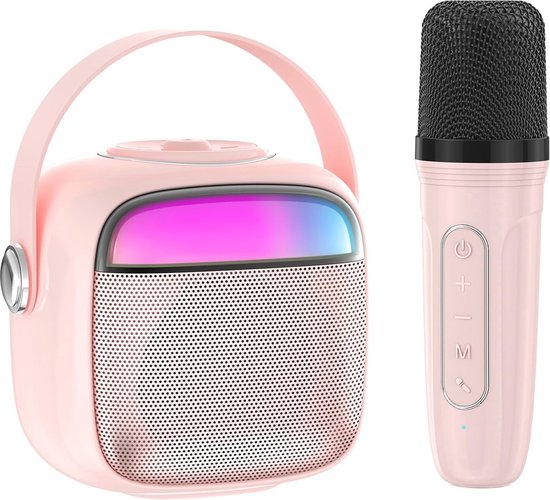 Ankuka Karaokemachine Kids Mini Karaoke Machine voor Kinderen en Volwassenen, Kids Karaoke Machine voor Meisjes met Voice Changer, Geschenken Meisjes Speelgoed voor Jongen 3 4 5 6 7 8 9 10 Jaar