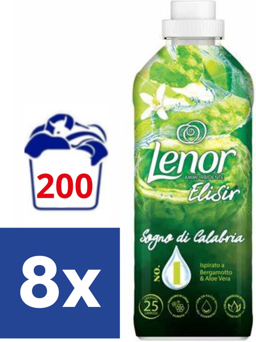 Goedkoopste Lenor Wasverzachter Sogno Di Calabria - 8 x 525 ml (200 wasbeurten