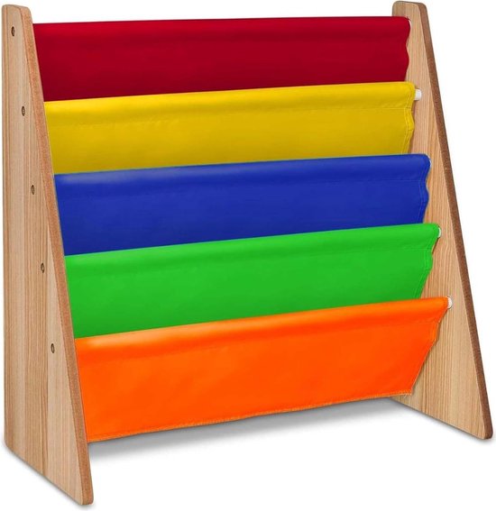 Foto: Dd kinderboekenkast boekrek kinderkamer kinderboekenrek 27cm x 67cm x 60cm