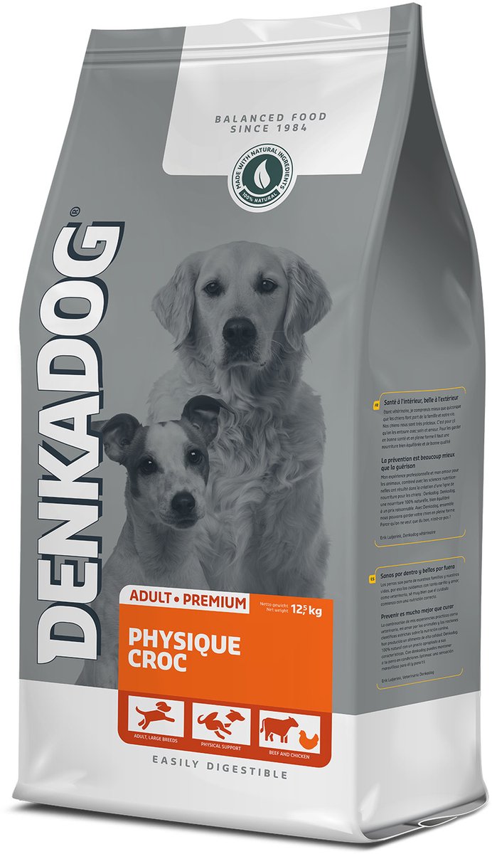 Denkadog Physique Croc hondenvoer 2 x 12,5 kg