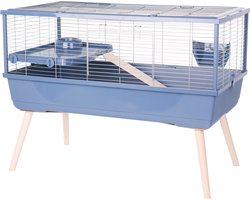 Zolux Neolife 100 Knaagdierkooi - Dierenverblijf - 99x54x79 cm Blauw