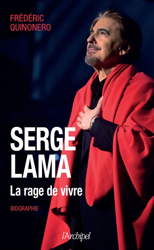 Serge Lama. La rage de vivre - cover