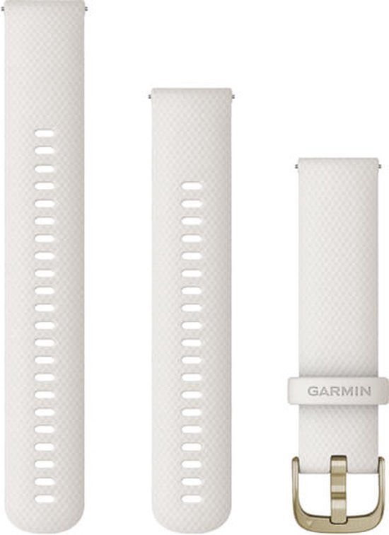 Garmin Siliconen Bandje Crème/Goud 20mm