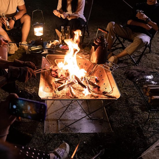 Houtskool BBQ grill opvouwbaar