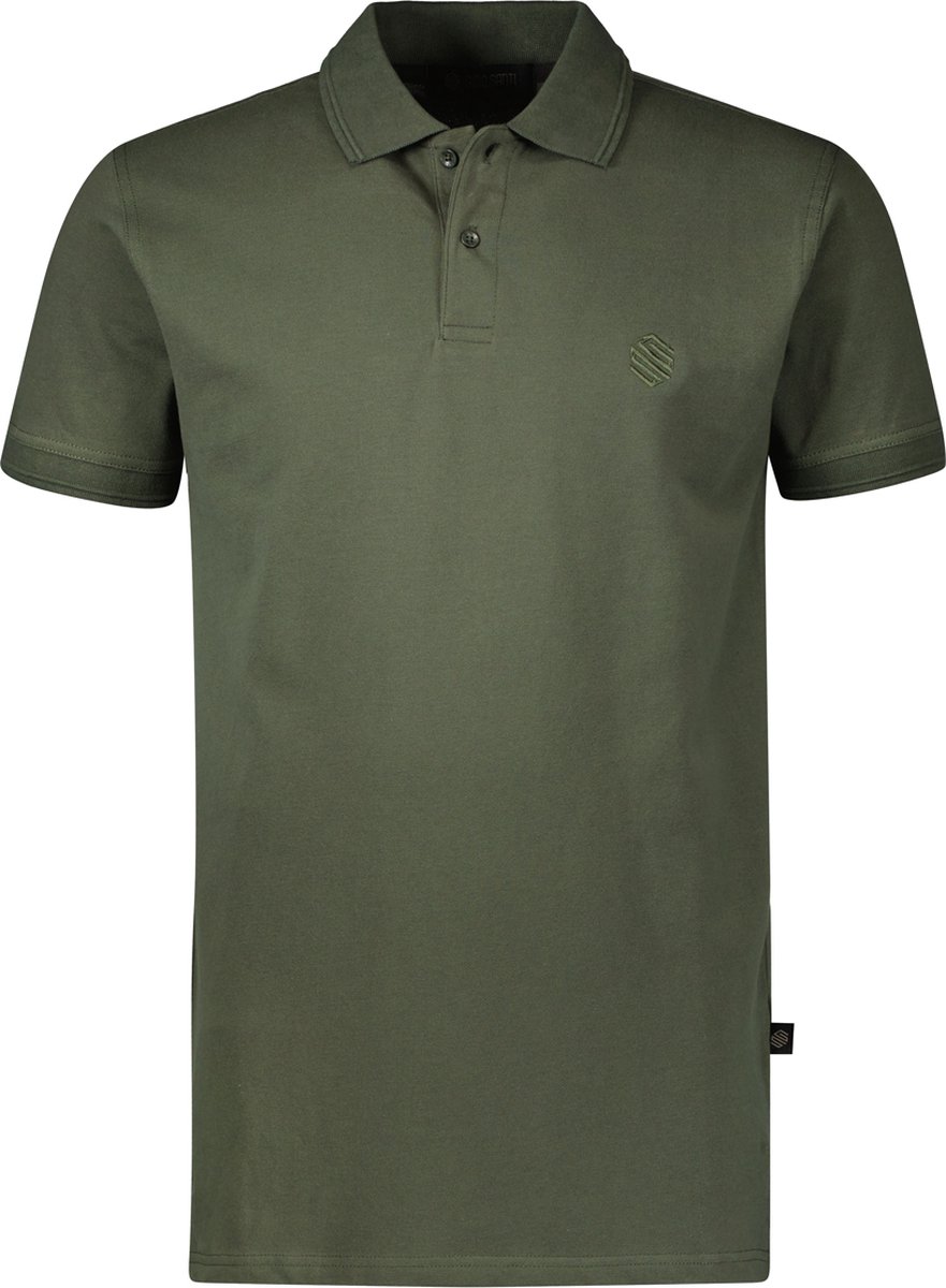 Gino Santi Polo Shirt Heren Smart Cotton Forest Green | Maat XL
