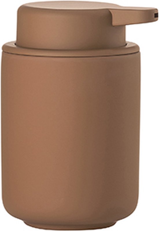 Foto: Zone denmark ume zeepdispenser dia 8 3 x 12 8 cm 0 25 liter terracotta