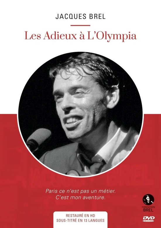 Jacques Brel - Les Adieux à L'Olympia (DVD)