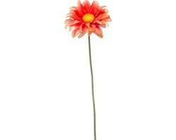 Emerald - Kunstbloem Gerbera mini 50cm oranje - Kunstplant voor binnen