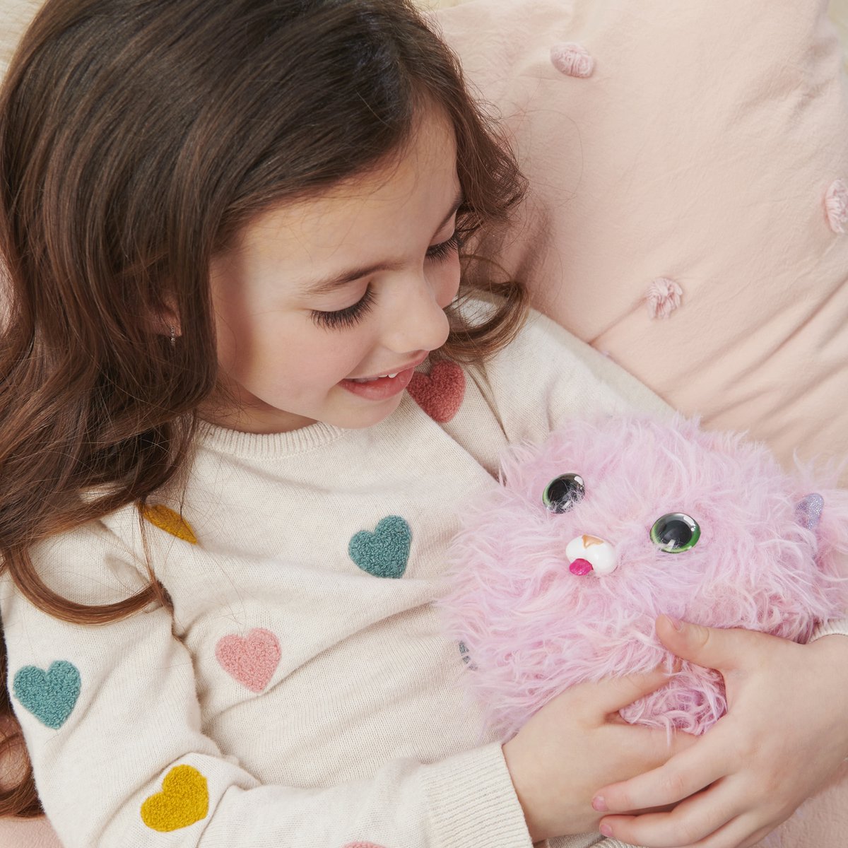 Fur Fluffs - Interactieve Fluffy Knuffel - Roze — afbeelding 9