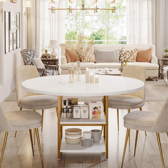 Ronde Eettafel Hout