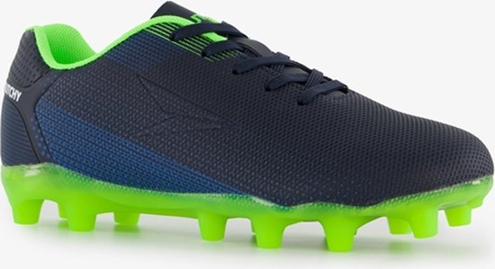 Dutchy kinder voetbalschoenen FG blauw geel Maat 35 Uitneembare zool bol