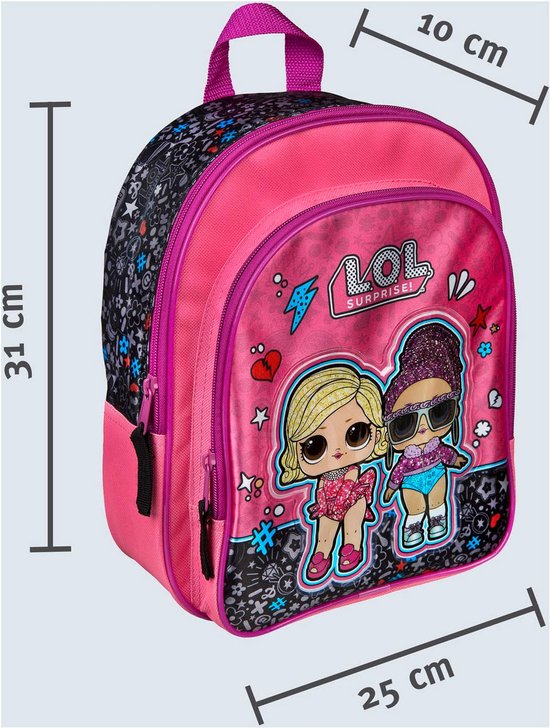 LOL Sac à dos surprise avec poche frontale sac bol
