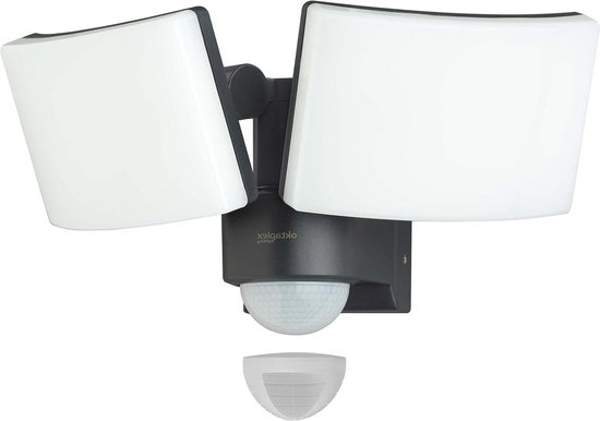 Profile Prolight LED Spot 50Watt PIR Met Bewegingsmelder En Easy Connect Zwart