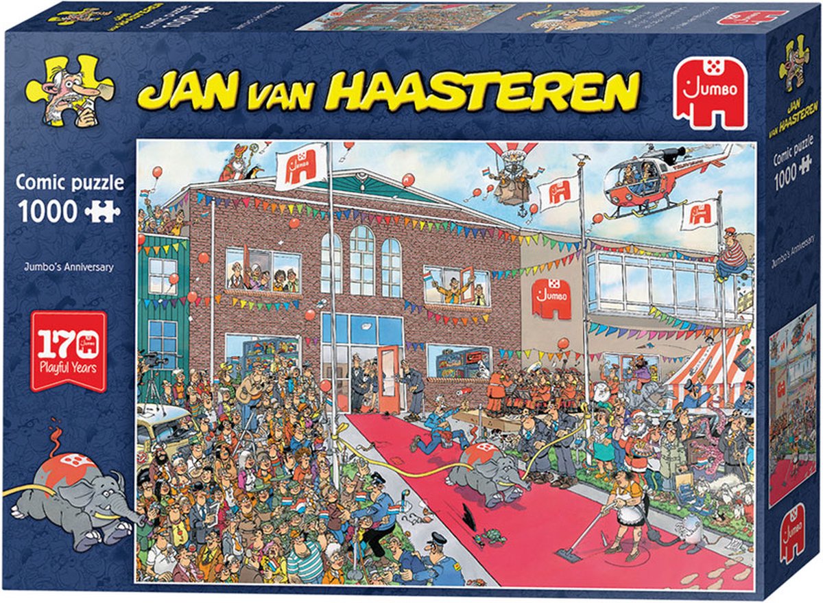 Jan van Haasteren - 170 Jaar Jumbo Jubileum - Puzzel - 1000 stukjes