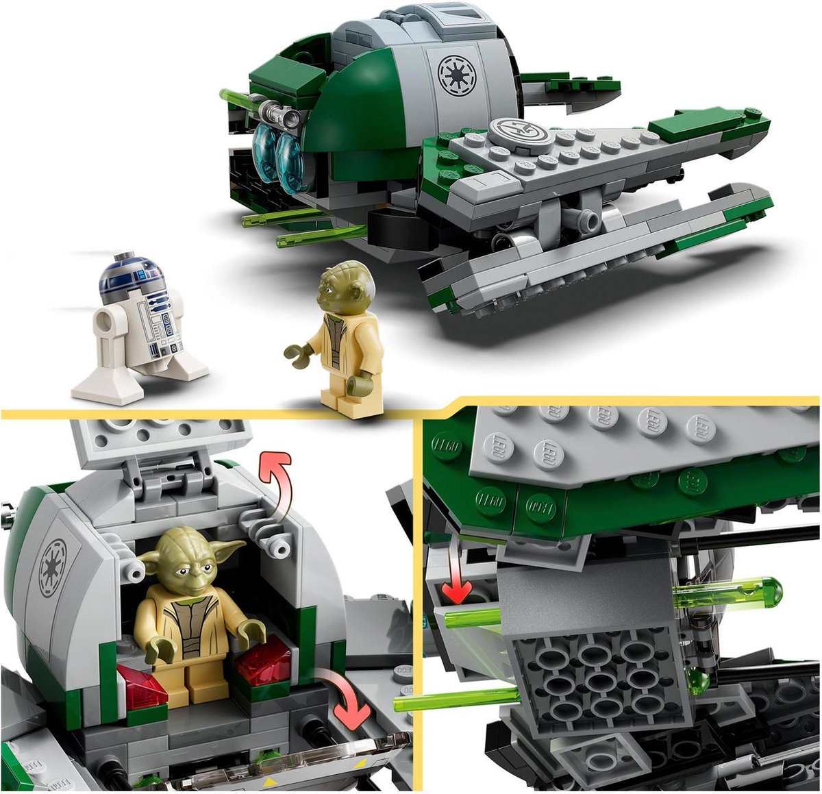 LEGO Star Wars Yoda's Jedi Starfighter - 75360 — afbeelding 7