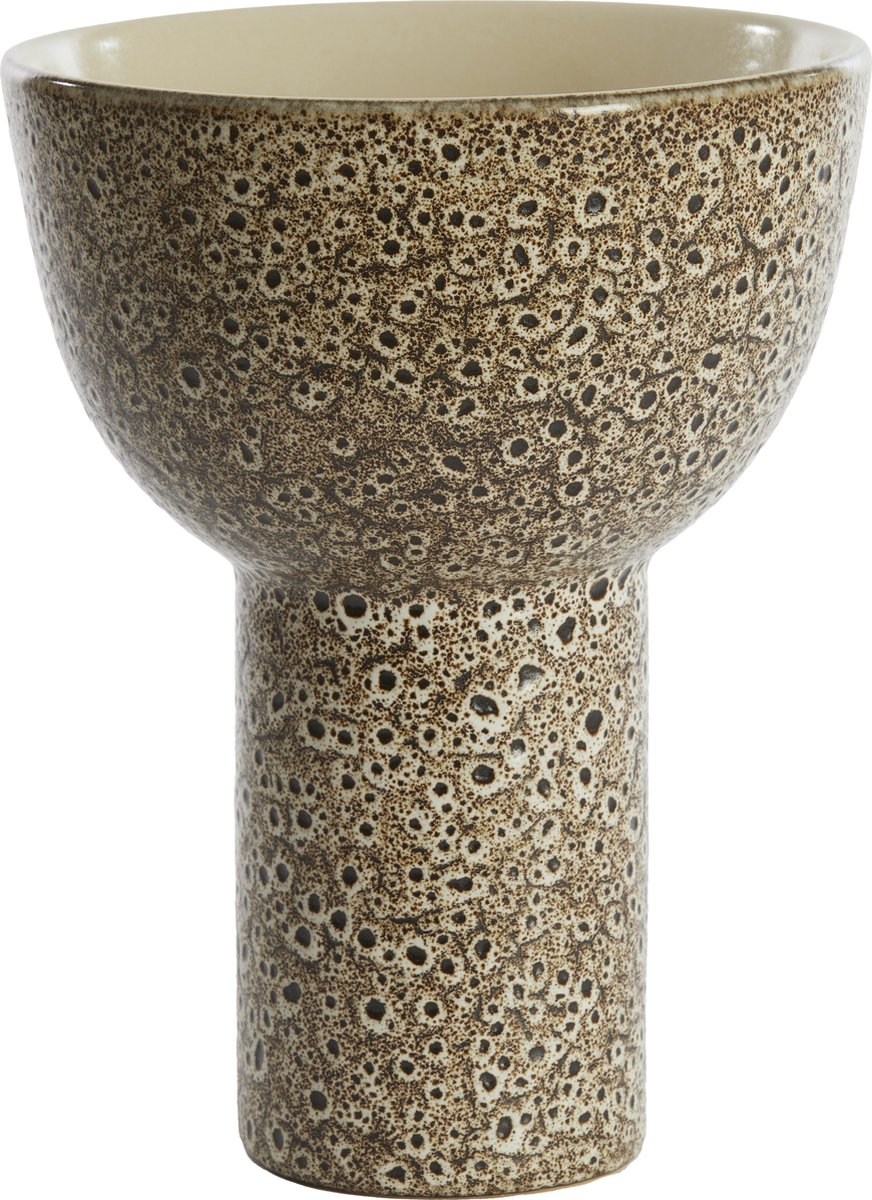 Schaal KAVALA - Ø25.5x33.5cm - Wit