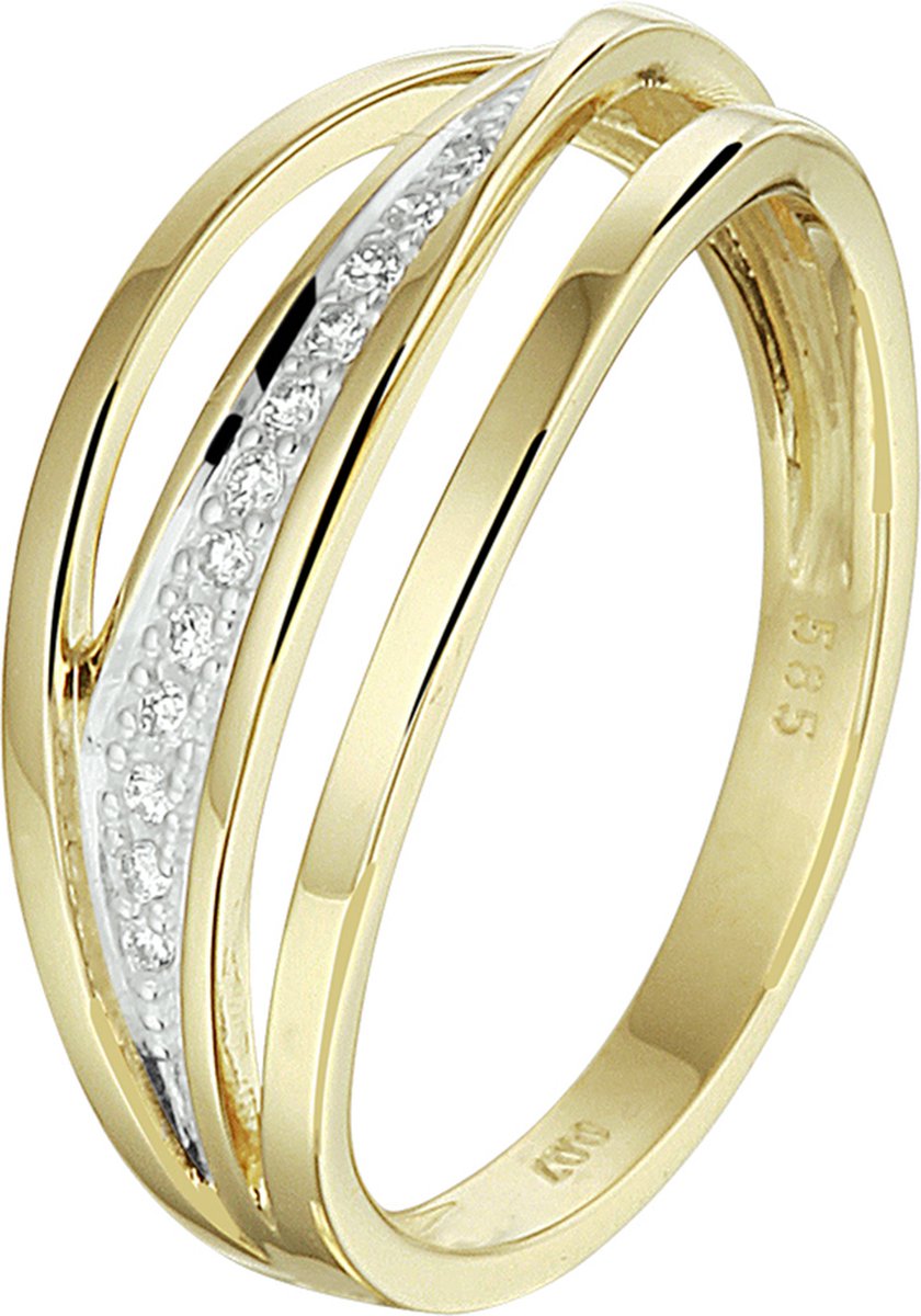 Ring Diamant 0.07ct H Si