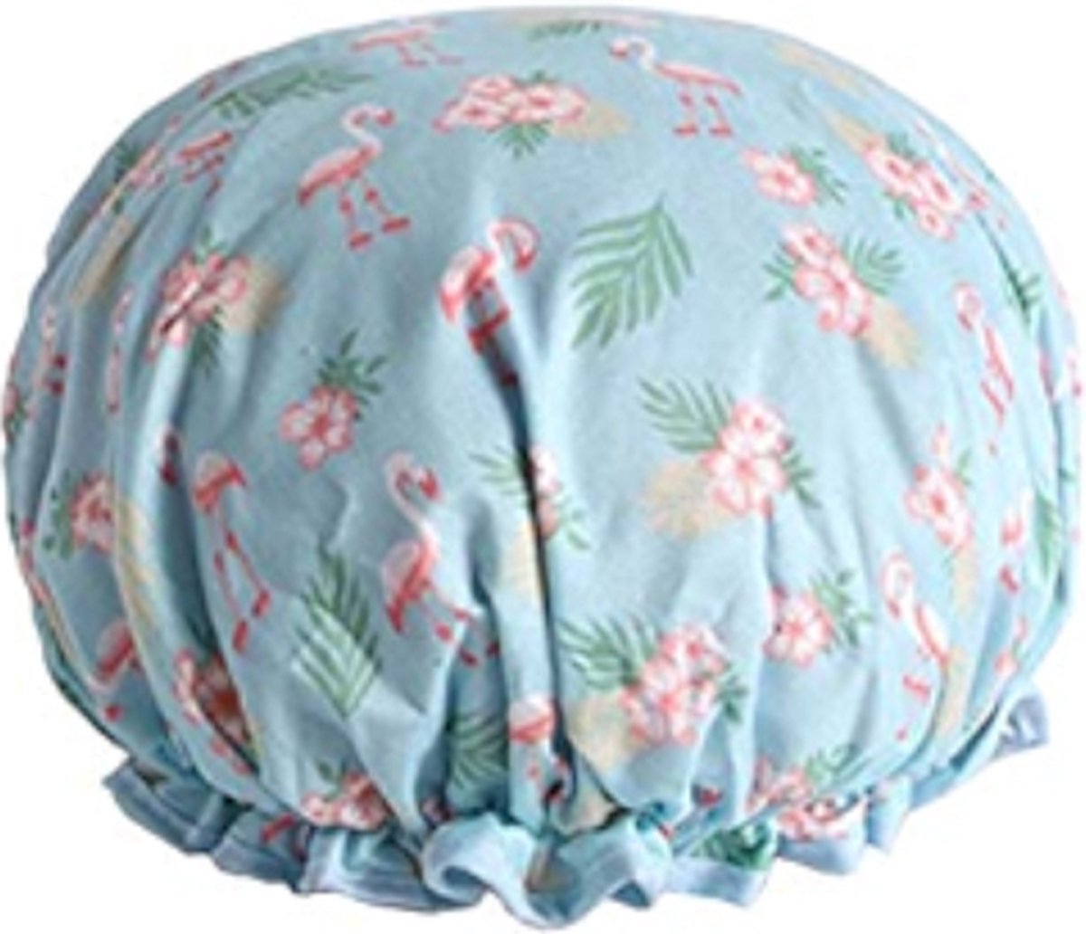 Goedkoopste Scoby - Douchemuts - Flower Flamingo Shower Cap - Bloemen Douchecap - Douchekapje - Douche muts - Douche cap