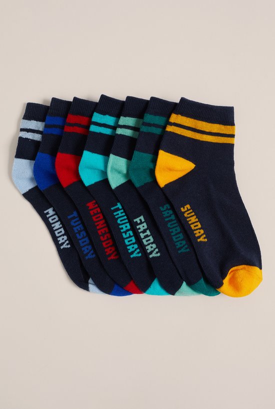 Chaussettes WE Fashion Garçons , paquet de 7