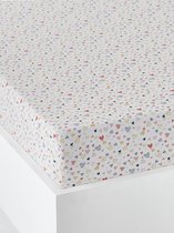 Vertbaudet Drap-housse enfant COEURS EN FETE