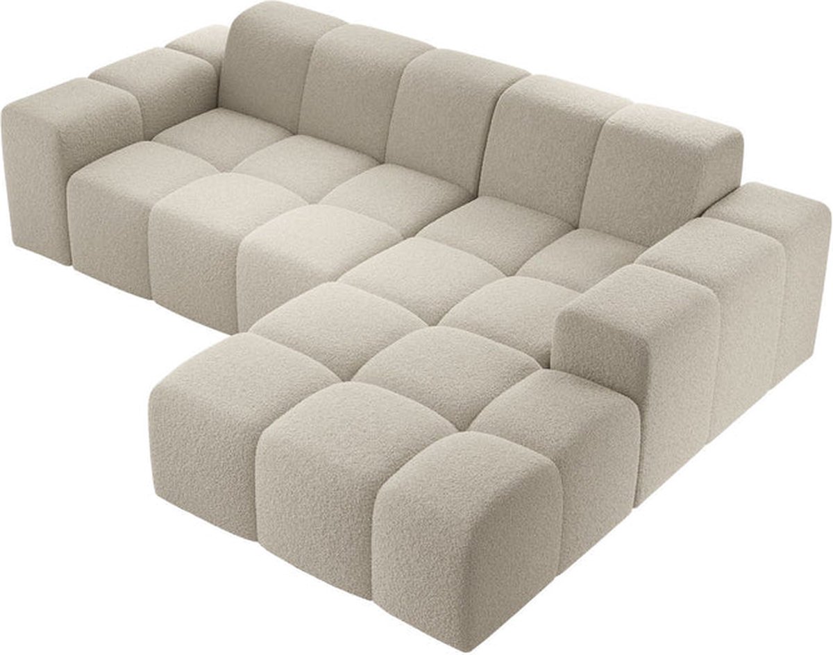 Hoekbank Merano - Creme - 245 x 68 x 180 cm