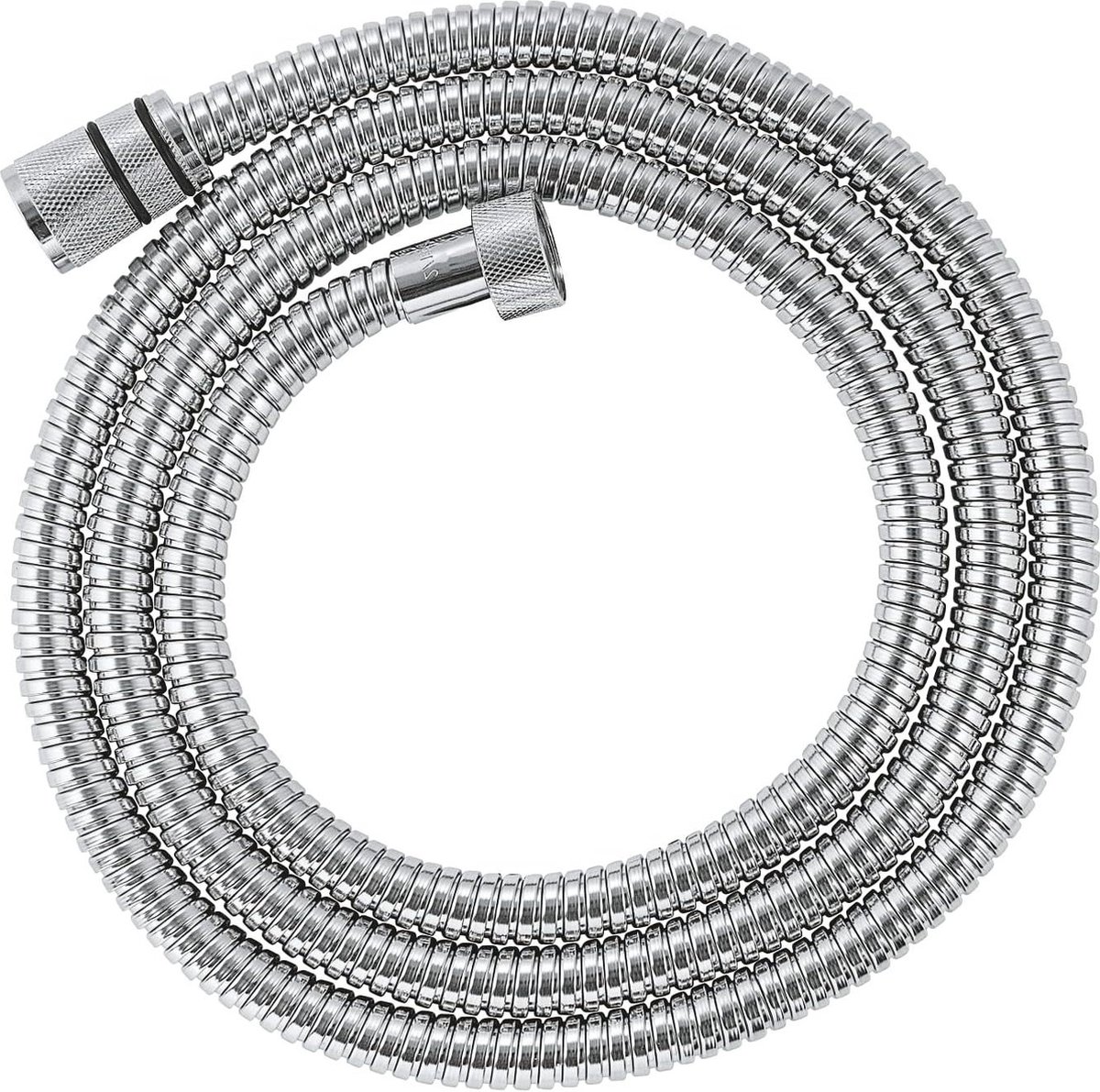 Metalen slang 1750 mm voor VitalioFlex - flexibele badkraan slang met metalen afwerking