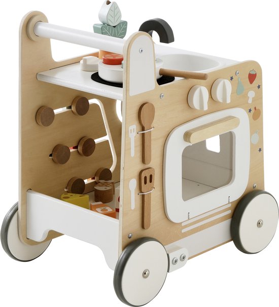 Vertbaudet Ma première cuisine chariot de marche en bois