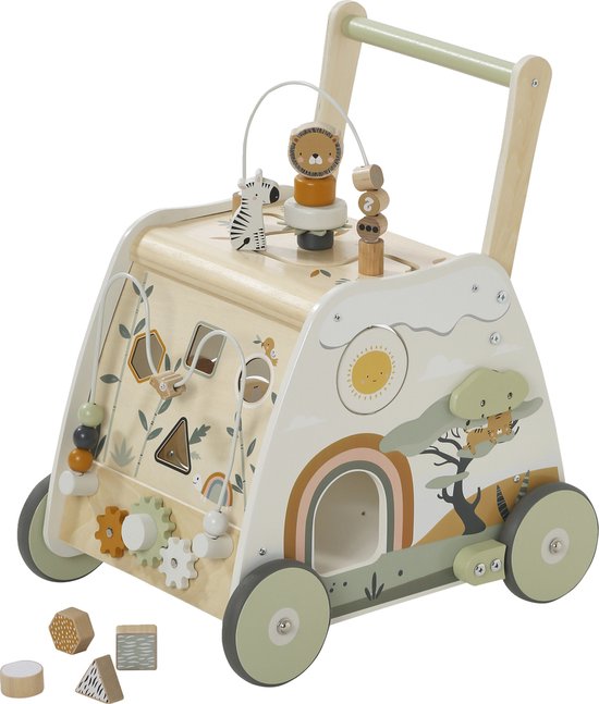 Chariot Jouet Bois BÃ©bÃ© An Trotteur Bois Pousseur BÃ©bÃ© En