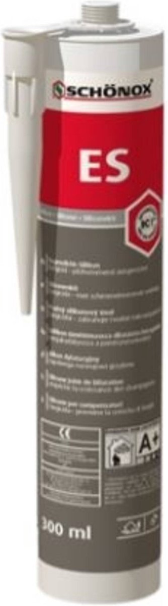 Schonox ES Siliconenkit 300 ml Platinagrijs