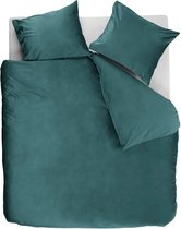 At Home by BeddingHouse Tender dekbedovertrek - Eenpersoons - 140x200/220 - Blauw Groen