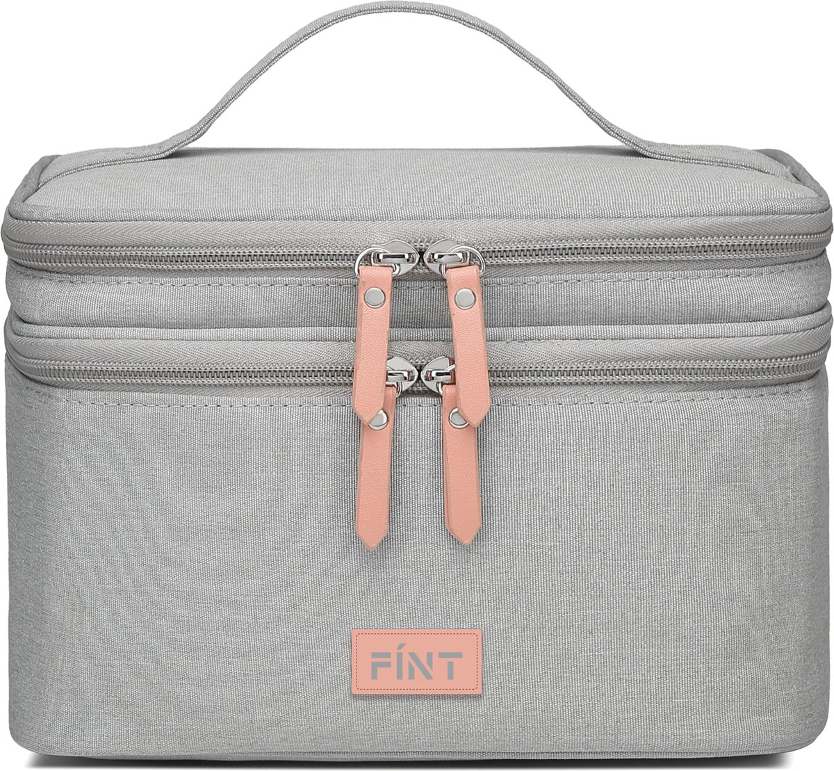 Goedkoopste FÍNT® Luxe Koeltas – 12u Koeling – Voor Onderweg – Grijs – Kolftas voor moedermelk