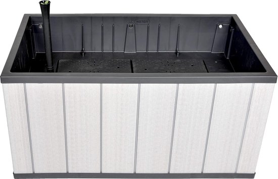 R Rexproduct Home Premium Hondenhok, hondenhuisje, dierverblijf, bladbaar, waterdicht, krasbestendig, grijs-melange, XXL (55 x 60 x 60 cm