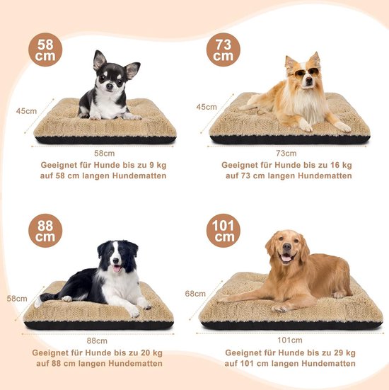 PETORREY Kalmerend hondenbed kattenbed, rond donut hondenbed voor