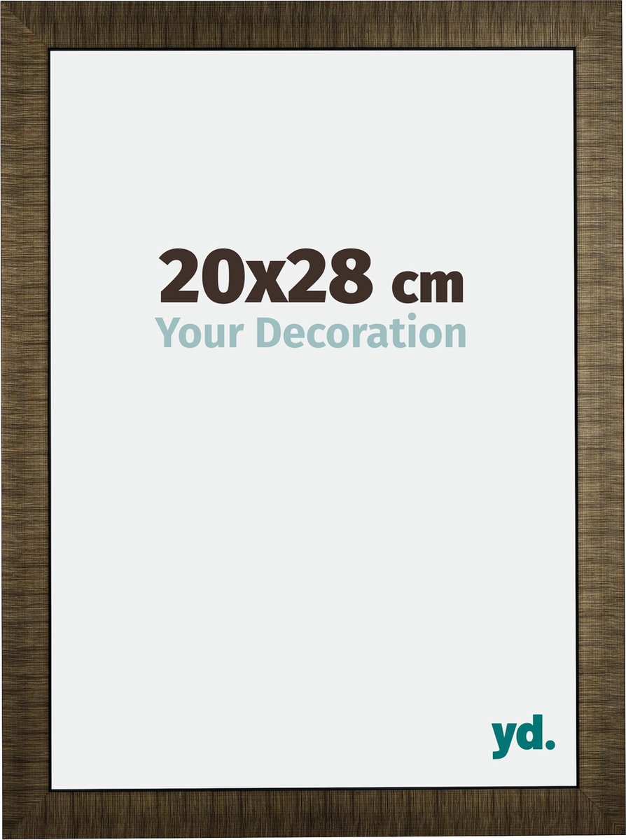 Your Decoration - Fotolijst 20x28 cm - Hout - Champagne Geborsteld - Leeds