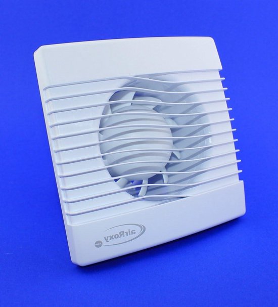 Badventilator MKK-PLANET 100 mm in Wit Met Timer / Naloop