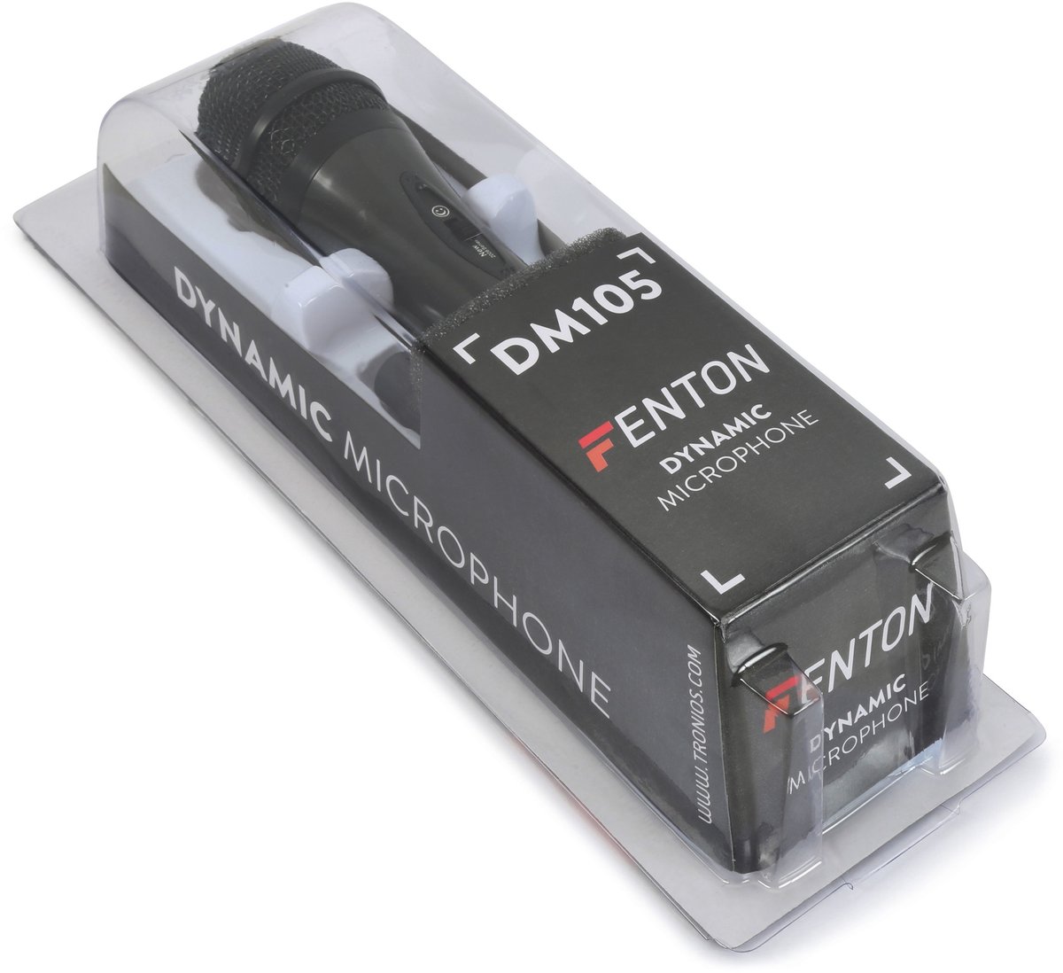 Microfoon - Fenton DM105 handmicrofoon met kabel  - Karaoke microfoon - Zang microfoon